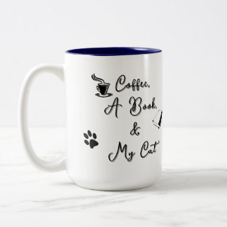 Zweitönige Tasse 15 oz (blau)