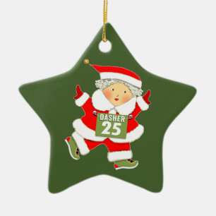 Zweitplatzierter mit Weihnachtskollektiv Keramik Ornament