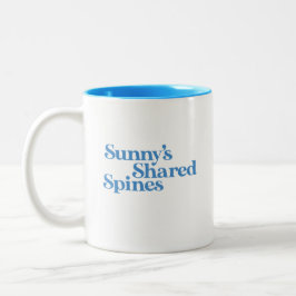 Zweittonblauer rechts zweifarbige tasse