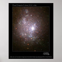 Zwerg Galaxy NGC 1705 Hubble Telescope