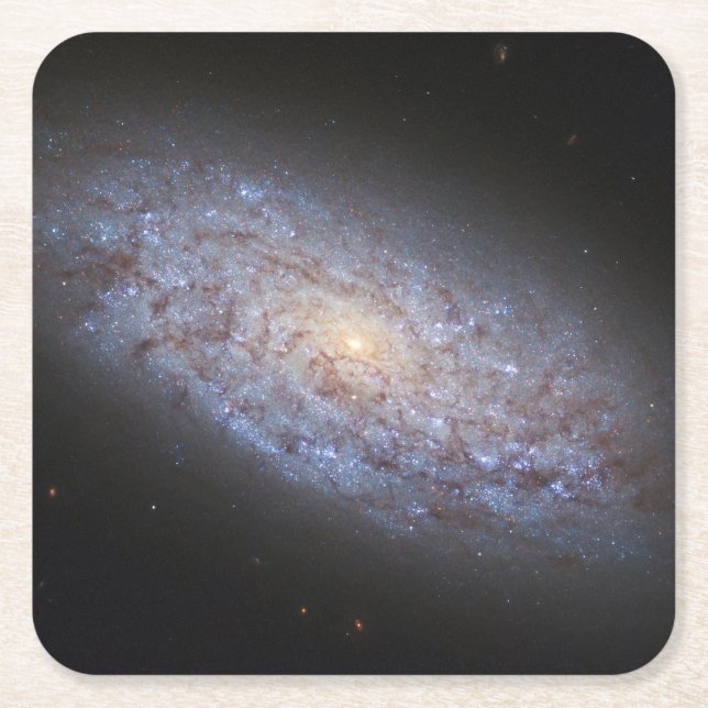 Zwerg Galaxy Ngc 5949. Rechteckiger Pappuntersetzer (Vorderseite)