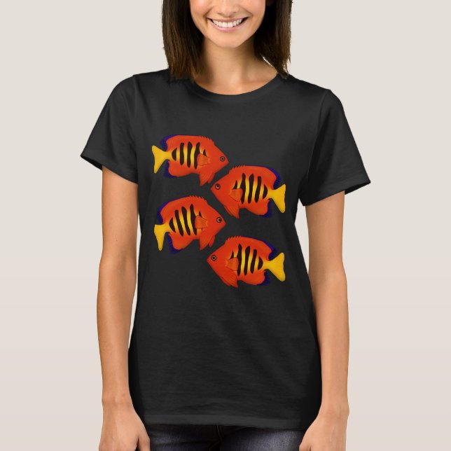 Zwerg-Kaiserfisch T-Shirt (Vorderseite)