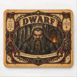 Zwerg, Vintage-Zirkusmonster Mousepad