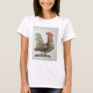 Zwergartiger junger Hahn, c.1767-76 (Hand farbiger T-Shirt
