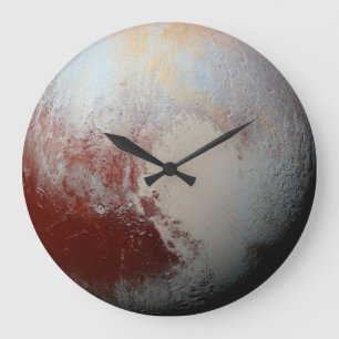 Zwergartiger Planet Pluto durch neues Große Wanduhr