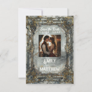 Zwerge Splendor Fantasy Wedding Save the Date