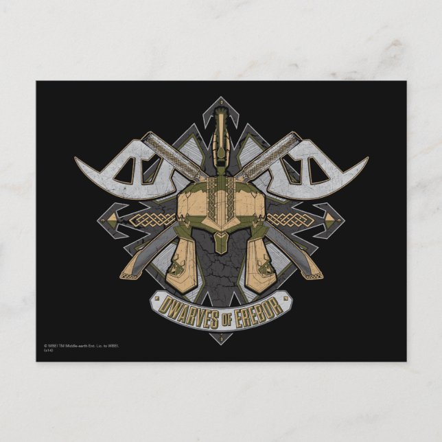 Zwerge von Erebor Postkarte (Vorderseite)