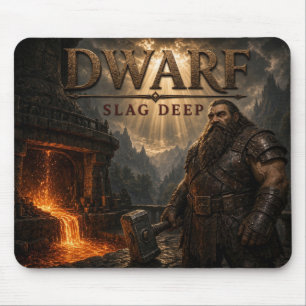 Zwergen Schlacke Tief Dunkel Realismus Mousepad