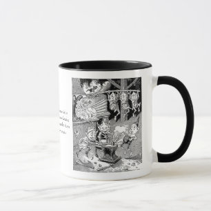 Zwergen-Schmied an der Esse Tasse