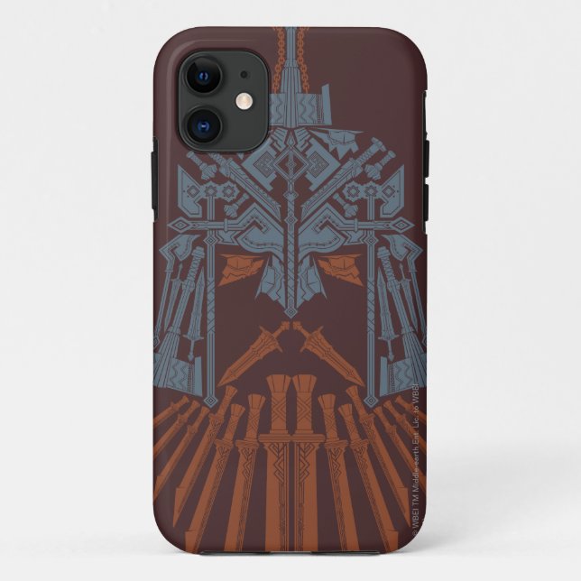 Zwergenwaffenhelm-Symbol Case-Mate iPhone Hülle (Rückseite)