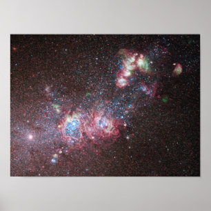 Zwerggalaxie NGC 4214 Poster