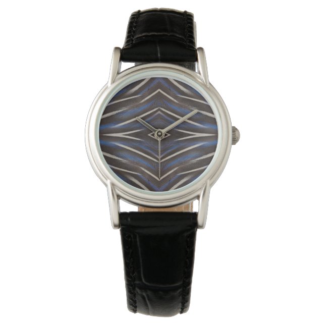 Zwerggeflügel aus Diamant-Guinea Armbanduhr (Vorderseite)