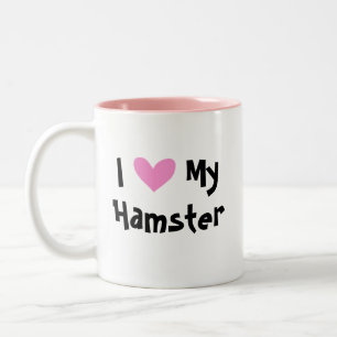 Zwerghamsterliebe Zweifarbige Tasse