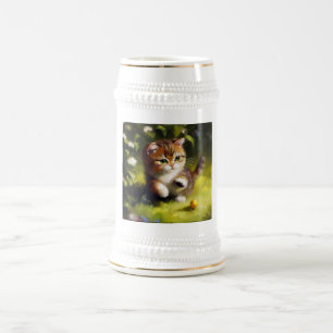 Zwergkatze Bierglas