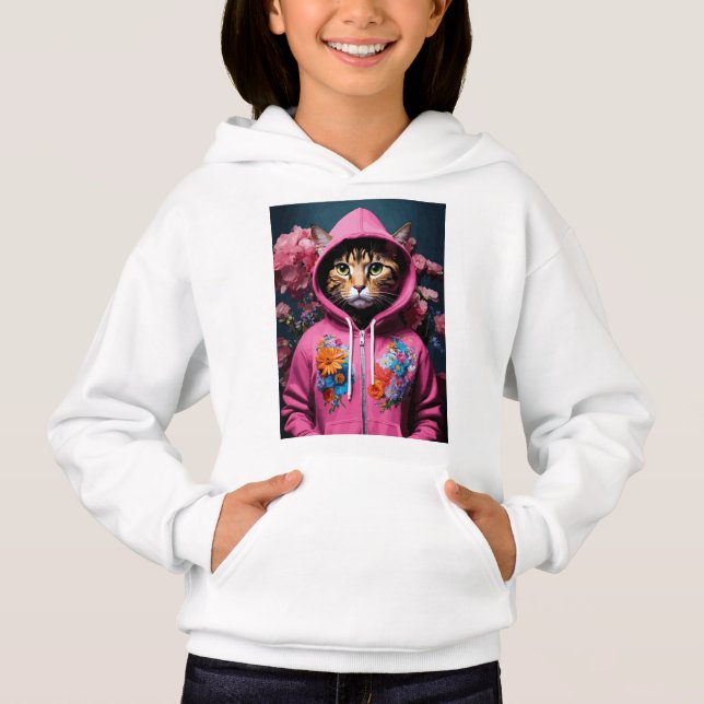 Zwergkatze Hoodie (Vorderseite)