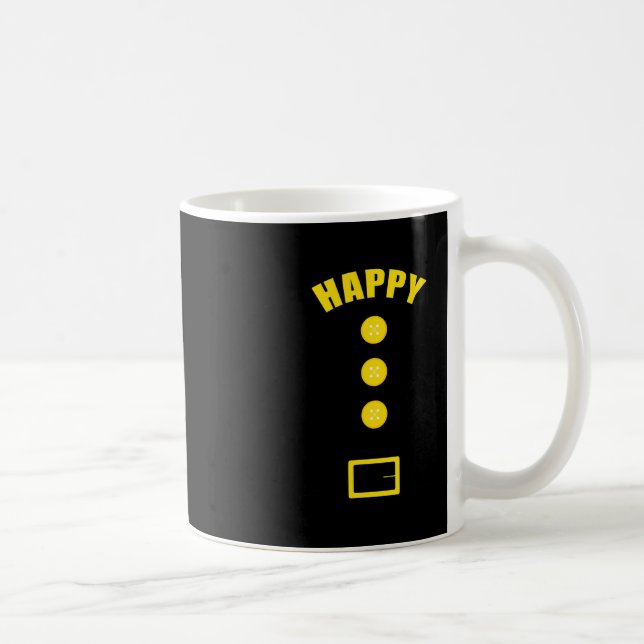 Zwergkostüm - Fun Halloween Gift Idea - Happy Kaffeetasse (Rechts)
