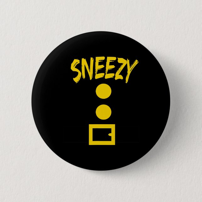 Zwergkostüm - Fun Halloween Gift Ideale für ein lu Button (Vorderseite)