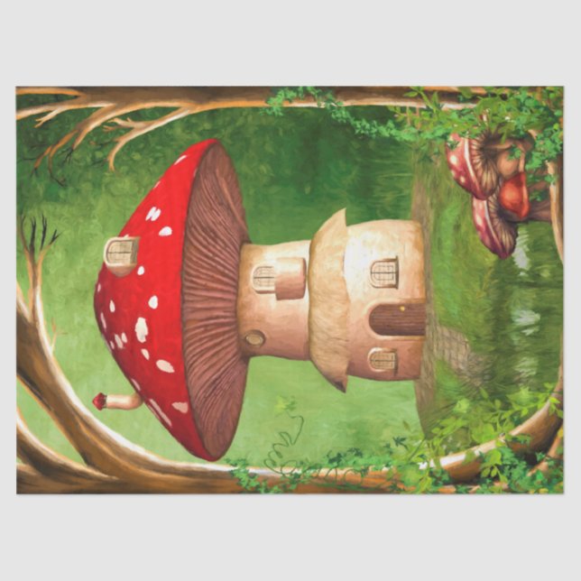 Zwergland Seidenpapier (Vorderseite)