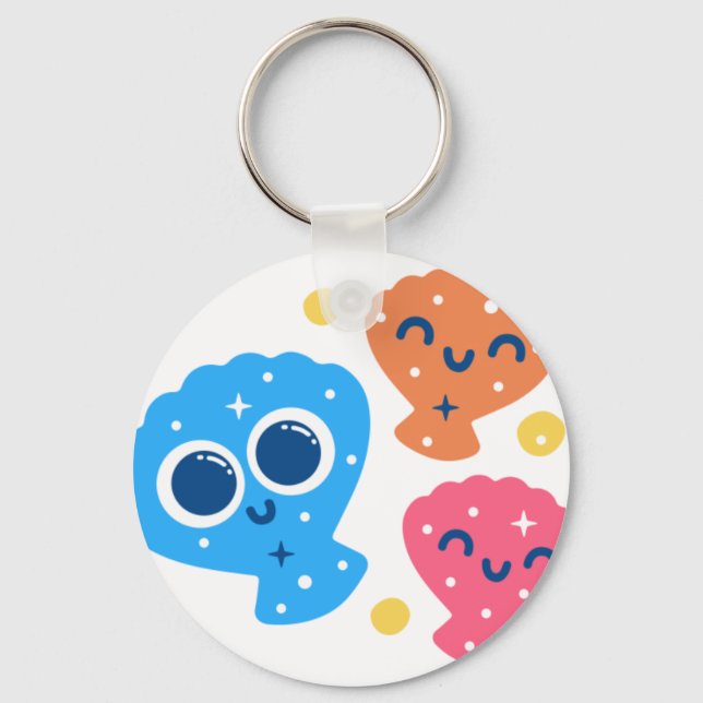 Zwergmuscheln Schlüsselanhänger (Vorderseite)