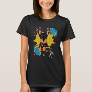 Zwergpinscher Besitzer Hund Süßer Min Pinscher T-Shirt