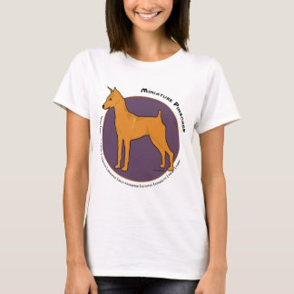 Zwergpinscher, Hirsch-Rot T-Shirt