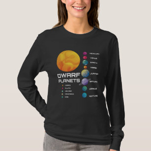 Zwergplaneten des Sonnensystems Weltraum Astronaut T-Shirt