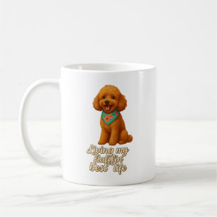 Zwergpudel � Lebe Mein Fluffigstes Leben Kaffeetasse