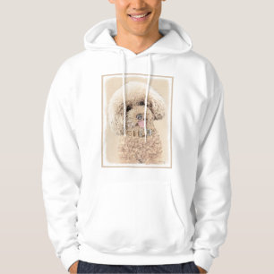 Zwergpudel Spielzeug Apricot Creme Braun Hund Kuns Hoodie