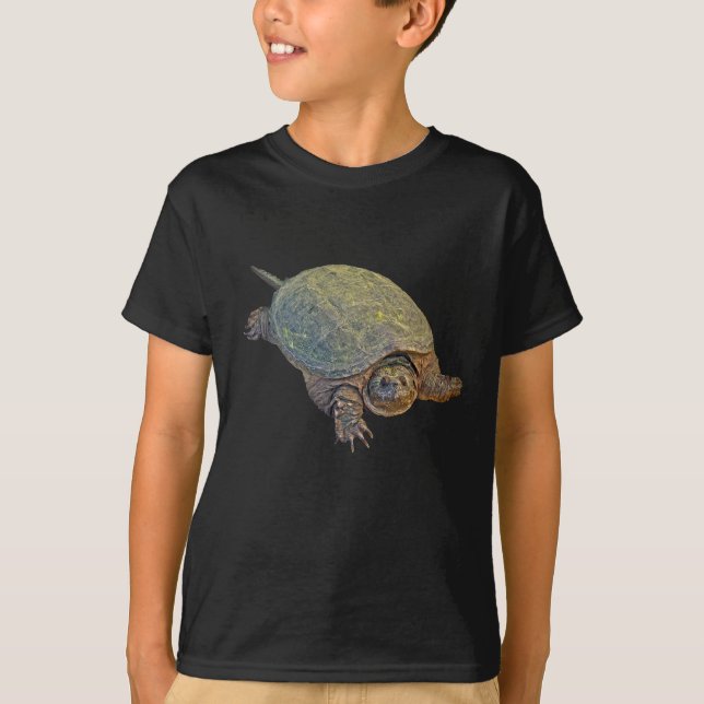 Zwergschildkröte - Chelydra serpentina T-Shirt (Vorderseite)