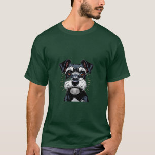 Zwergschnauzer-Hund T-Shirt