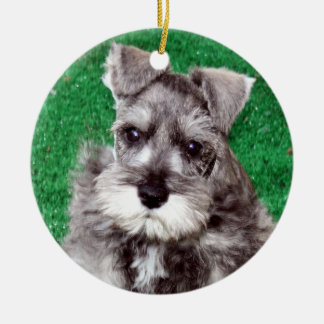 Zwergschnauzer-Hündchen-Verzierung Keramikornament
