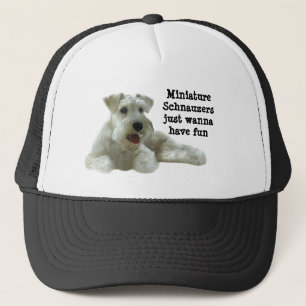 Zwergschnauzer-Hut Truckerkappe