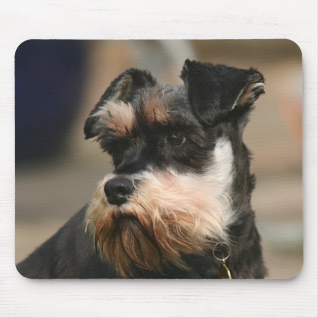 Zwergschnauzer Mousepad (Vorne)