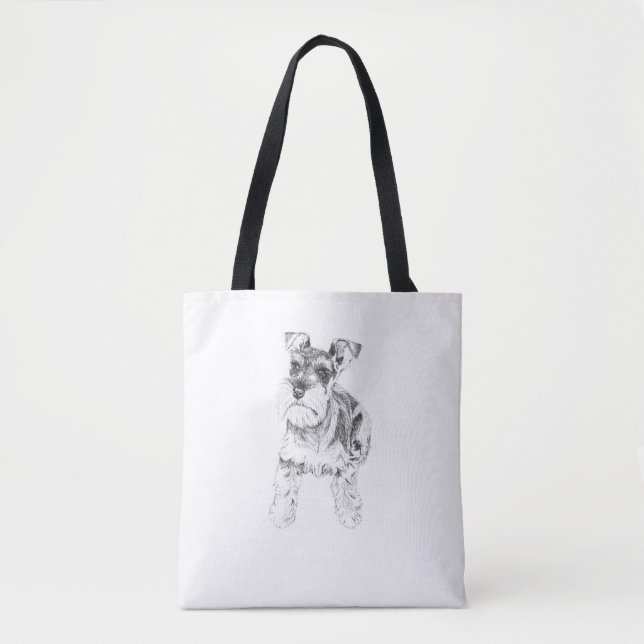 Zwergschnauzer-Tasche Tasche (Vorderseite)