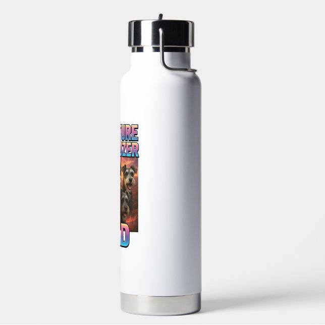 Zwergschnauzer Trinkflasche (Links)