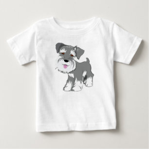 Zwergschnauzer-Welpe Baby T-shirt