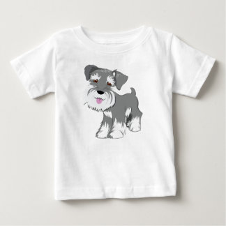 Zwergschnauzer-Welpe Baby T-shirt