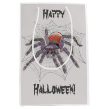 Zwergspinne im WebHalloween-Tintenfisch