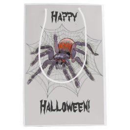 Zwergspinne im WebHalloween-Tintenfisch Mittlere Geschenktüte