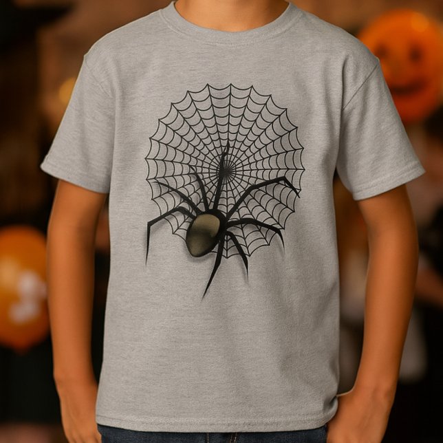 Zwergspinner-WebHalloween-Kids-Kurzschläfchen T-Shirt (Von Creator hochgeladen)