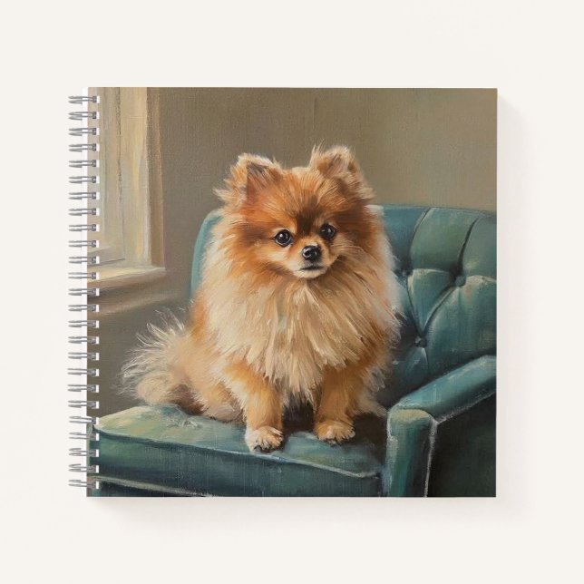 Zwergspitz Notizbuch (Vorderseite)