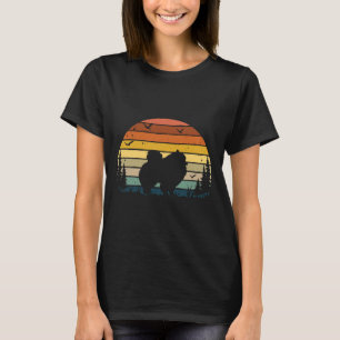 Zwergspitz Retro Vintage T-Shirt