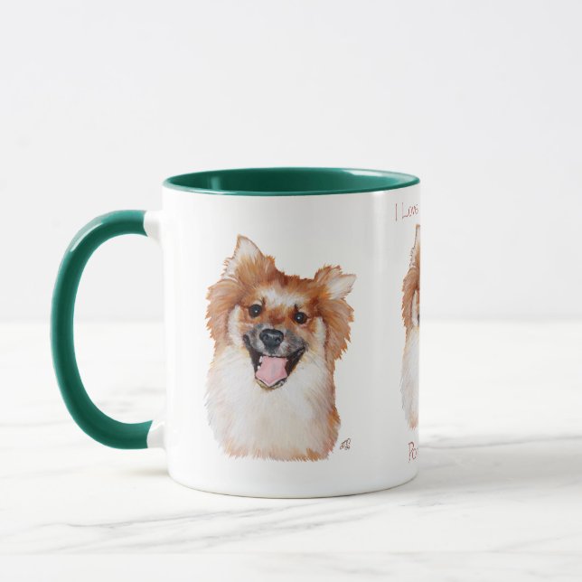 Zwergspitz Tasse (Links)