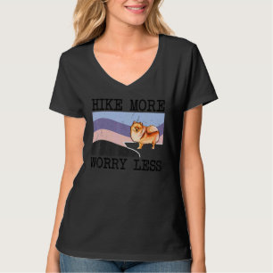 Zwergspitz Wanderung Mehr Sorgen Weniger Grafik Wa T-Shirt