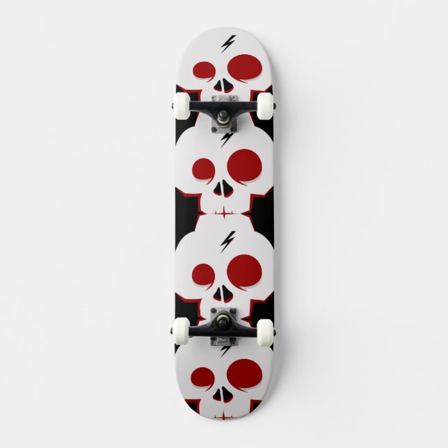 Zwergtuch, Cartoon Skateboard (Vorderseite)