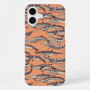 Zwergwale Kupfer iPhone 16 Plus Hülle