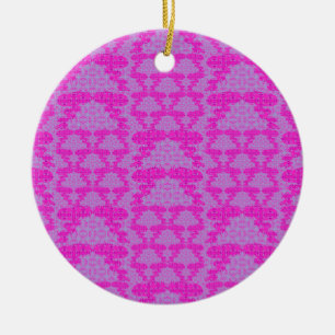 Zwiebelblumen und Zweige Rosen Keramik Ornament