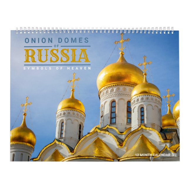 Zwiebeldomen des russischen Kalenders Kalender (Titelbild)