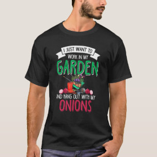 Zwiebelgarten Pflanze Gemüse T-Shirt