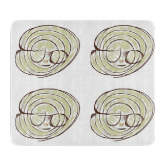 Zwiebelkopf Schneidebrett